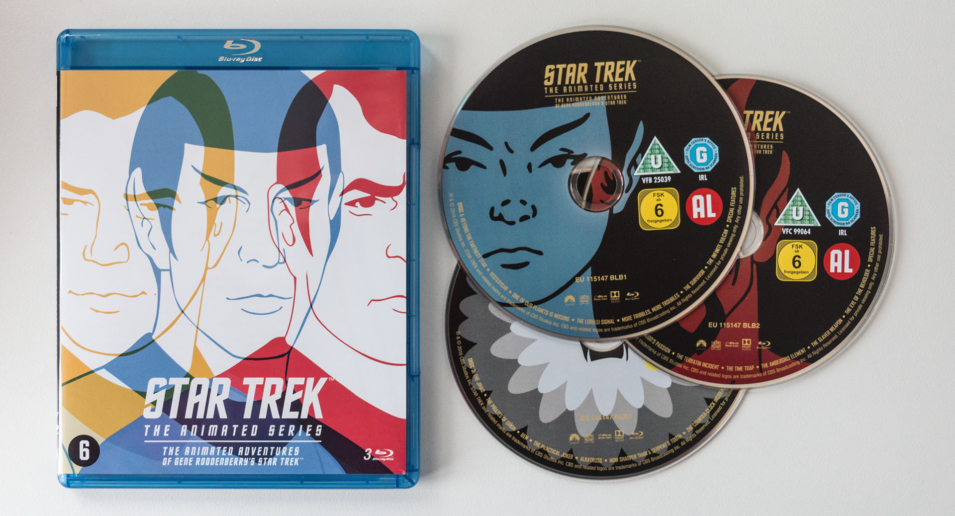 star trek animated series blu ray review